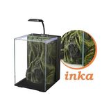 Muratech Nubios Nano Akvaryum Inca Dekorlu Siyah 20X22X29CM