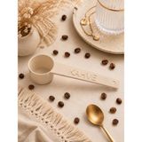 Muraytekno Kko-Khv-01-T-Bj-Kahve Yazılı Kahve Ölçü Kaşığı | Espresso & Filtre Kahve | Set-Renk Seçenekli-Bej(1 Adet)