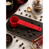 Muraytekno Kko-Khv-01-T-Krmz-Kahve Yazılı Kahve Ölçü Kaşığı | Espresso & Filtre Kahve | Set-Renk Seçenekli-Kırmızı(1 Adet)