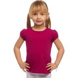 Mürdüm Basic Kız Çocuk Sıfır Yaka Karpuz Kol Tişört - 1 Yaş