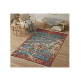 Mürdüm Eskitme Dokuma Taban Halı, 502 Yng, 80X150 Cm