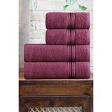 Mürdüm Home 4'lü Banyo Havlu Seti Hamam Takımı 100% Pamuk - 50 x 85 cm