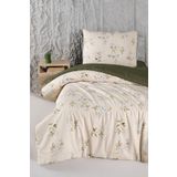 Mürdüm Home Piteya %100 Pamuklu Çarşaflı Tek Kişilik Nevresim Takımı