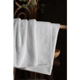 Mürdüm Home Simple 1 Adet 70x140 Cm Çift Dikişli Otel Havlusu Beyaz Banyo Havlusu