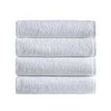Mürdüm Home Simple 4 Adet 70x140 cm Klasik Lüks Beyaz Banyo Otel ve El Yüz Havlusu |% 100 Pamuk Kalın 2 Kat Emici Otellere ve Banyolara Uygun (70x140, Adet, 4)