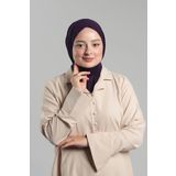 Mürdüm Pratik Hazır Geçmeli Tesettür Eşarp Sandy Arkadan Çıtçıtlı Piliseli Hijab 2406_07