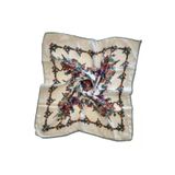 Mürdüm Yazma, Yemeni, Tülbent, 100X100cm, Kenarları Kroşetalı, Tamamen Pamuklu, Terletmez,