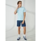 Murphy&nye Bisiklet Yaka Düz Mavi Erkek T-Shirt Emboss T-Shırt - 2XL