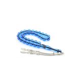 Murty99 Küre Kesim Kokulu Lacivert Toz Kehribar Tesbih 10 Mm