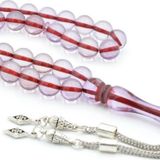Murty99 Küre Kesim Kokulu Mor Toz Kehribar Tesbih 10 Mm