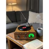 Mus10 Nostaljik Görünümlü Retro Radyo Tf Kart-Bluetooth- Usb- Fm Radyo Destekli Nostalji Radyo - Açık Kahverengi