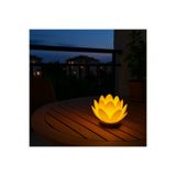 Mus3D Lotus Çiçeği Tasarım Pilli Led Mum | Dekoratif Meditasyon Ambiyans Mumluk | Gece Lambası (Mus3D)