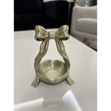 Mus3D Şık Sunum Fiyonklu Lokumluk ve Çikolatalık - (1 Adet) 10 Renk Seçeneğiyle (Boyut 10 Cm) - (No Color) - platin