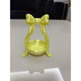 Mus3D Şık Sunum Fiyonklu Lokumluk ve Çikolatalık - (1 Adet) 10 Renk Seçeneğiyle (Boyut 10 Cm) - (No Color) - sarı