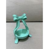 Mus3D Şık Sunum Fiyonklu Lokumluk ve Çikolatalık - (1 Adet) 10 Renk Seçeneğiyle (Boyut 10 Cm) - (No Color) - su yeşili