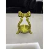 Mus3D Şık Sunum Fiyonklu Lokumluk ve Çikolatalık - (1 Adet) 10 Renk Seçeneğiyle (Boyut 10 Cm) - (No Color) - yağ yeşili
