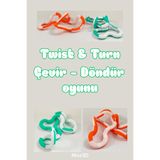 Mus3D Twist & Turn 3D Çevir-Döndür Oyunu | Çocuk ve Yetişkinler İçin Zeka Geliştirici Oyuncak | +3 yaş (RENK STOĞA GÖRE)