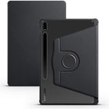Musal Galaxy Tab S8 Plus SM-X800 Termik Kalem Bölmeli Dönebilen Standlı Siyah Kılıf