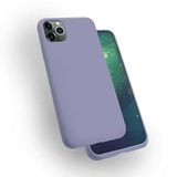 Musal Iphone 11 İle Uyumlu Pro Kılıf Kadife İç Yüzey Wireless Destekli Silk Silikon, Lila