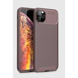 Musal iPhone 11 Pro Kılıf Elde Kaymayan Kamera Korumalı Silikon - Kahverengi - İphone 11 Pro