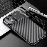 Musal iPhone 15 Kılıf Elde Kaymayan Kamera Korumalı Silikon - Siyah - İphone 15