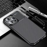 Musal iPhone 15 Pro Kılıf Elde Kaymayan Kamera Korumalı Silikon - Siyah - İphone 15 Pro