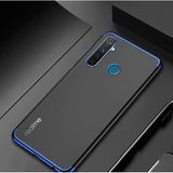 Musal Realme 5i İle Uyumlu /6İ/C3 Kılıf İnce Köşeleri Renkli Şeffaf Silikon, Mavi