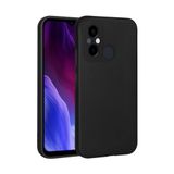 Musal Xiaomi Redmi 12C Kamera Çıkıntılı Soft Silikon Siyah Cep Telefon Kılıfı