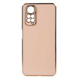 Musal Xiaomi Redmi Note 12 4G Kılıf Kamera Korumalı Altın Kenar Tasarım Silikon