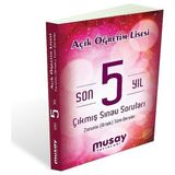 Musay Yayınları Açık Öğretim Lisesi Son 5 Yıl Çıkmış Sınav Soruları Zorunlu Ortak Tüm Dersler - kollektif