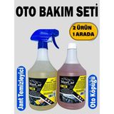 Muscar Oto Bakım Seti – Jant Temizleyici + Cilalı Fırçasız Oto Köpüğü