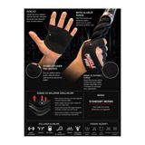 MUSCLE PRO Fitness Eldiveni Ağırlık Eldiveni & Ağırlık Bilekliği