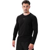 Musclecloth Elite Uzun Kollu T-Shirt Siyah Erkek Reglan Kesim Şık Tasarım ve Yumuşak Doku - 2XL