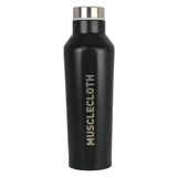 MuscleCloth Paslanmaz 500 ml Siyah Çelik Termos