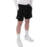 Musclecloth Performance 2 In 1 Erkek Taytlı Şort Siyah Esnek Kumaş ve Fermuarlı Ceplerle Konfor - XL