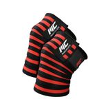 Musclecloth Pro Knee Wraps Diz Bandajı 2'Li Paket - Cırt Bantlı-Standart Çok Renkli