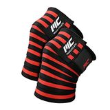 MuscleCloth Pro Knee Wraps Diz Bandajı 2'Li Paket Renkli- Cırt Bantlı