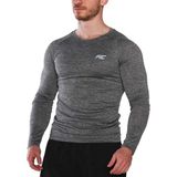 MuscleCloth Pro Stretch Füme Erkek Uzun Kollu T-Shirt