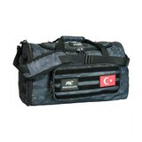 MuscleCloth Tactical Duffel Bag Silindir Çanta Siyah Kamuflaj