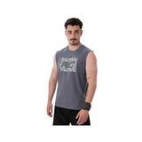 MuscleCloth Tactical Füme Erkek Kolsuz T-Shirt