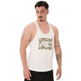 MuscleCloth Tactical Kırık Beyaz Erkek Atlet