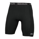 MuscleCloth Training Erkek Şort Tayt Siyah