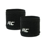 Musclecloth Training Havlu Bileklik 2'li Paket Siyah Siyah