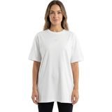 MuscleCloth Training Kadın Oversize T-Shirt Kırık Beyaz