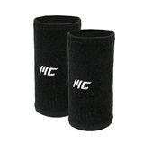 MuscleCloth Training Uzun Havlu Bileklik 2'li Paket Siyah Standart