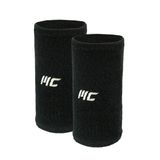 MuscleCloth Training Uzun Havlu Bileklik 2'li Paket Siyah