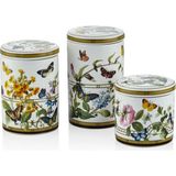 Muse Garden 3'lü Kavanoz Set 16CM 13,8cm 10CM Porselen Vakum - 3 Adet