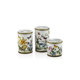Muse Garden 3'Lü Kavanoz Set 16Cm 13,8Cm 10Cm Porselen Vakum