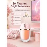 Muse Işıklı Bluetooth & 2.4g Kablosuz Oyuncu Pudra Pembe Mouse - Çok Renkli