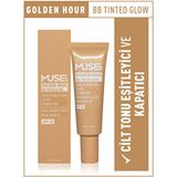 Muse Lab Golden Hour BB Krem Tinted 30 SPF Aydınlatıcı Tüm Cilt Tipleri İçin Niacinamide İçerir - Tüm Cilt Tipleri Krem Aydınlatıcı 25 ml